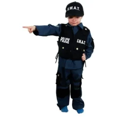 Déguisement d'Agent du S.W.A.T. pour garçon - Taille au choix