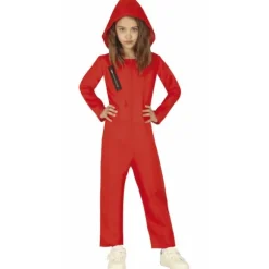 Déguisement de Braqueur Rouge pour enfant - Taille au choix