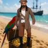 Déguisement de Capitaine Jack le Pirate pour homme - Taille au choix