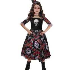Déguisement de Catrina pour fille - Day Of the Dead - Taille au choix