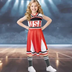 Déguisement de Cheerleader pour fille - Taille au choix