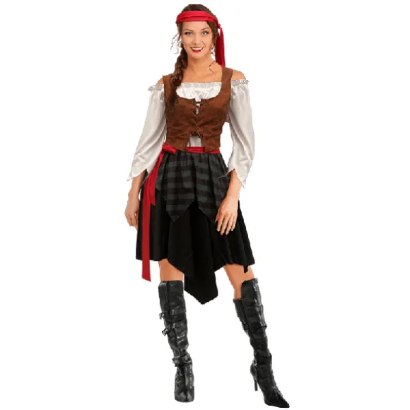 Déguisement de Chevalier Rouge et Noir pour homme - Taille au choix