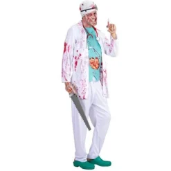 Déguisement de chirurgien zombie - Taille au choix