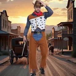 Déguisement de Cow-Boy pour homme - Taille au choix