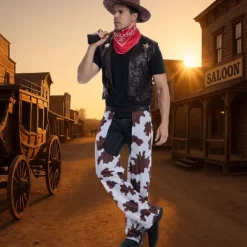 Déguisement de Cow-Boy Rodéo pour homme - Taille au choix