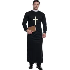 Déguisement de Curé pour homme - Taille au choix