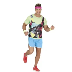 Déguisement de Gymnaste des années 80 pour homme - Taille au choix
