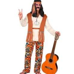 Déguisement de Hippie pour homme - Taille au choix