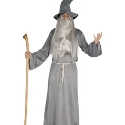 Déguisement de Magicien Gris pour homme - Taille au choix