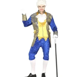 Déguisement de Marquis Bleu pour homme - Taille au choix