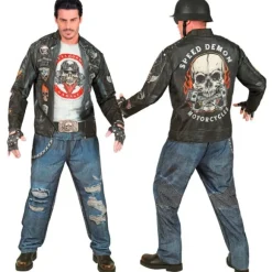 Déguisement de Motard pour homme - Fast Costume - Taille au choix