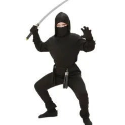 Déguisement de Ninja Noir pour garçon - Taille au choix