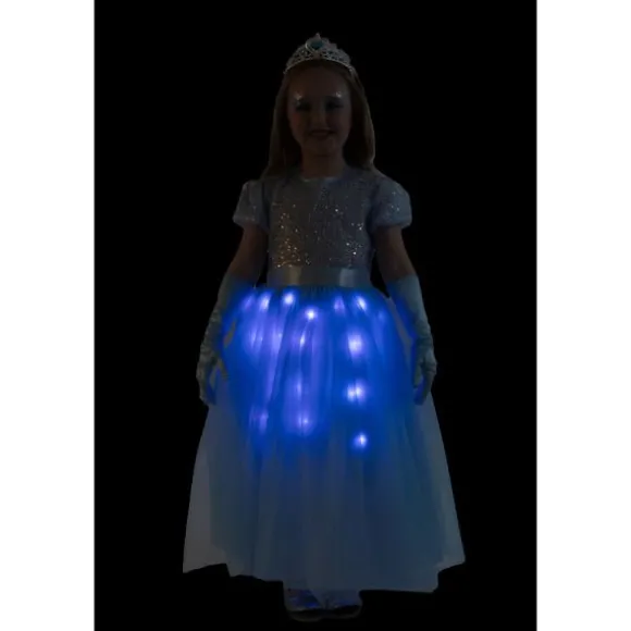 Déguisement de Princesse Lumineuse Bleue pour fille - Taille au choix