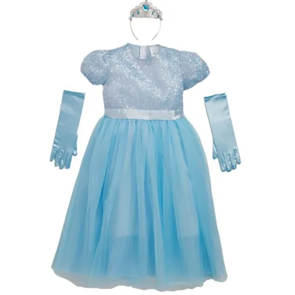 Déguisement de Princesse Lumineuse Bleue pour fille - Taille au choix