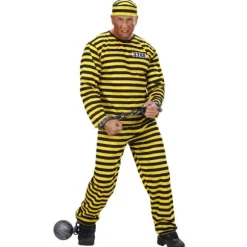 Déguisement de Prisonnier du Western pour enfant - Jaune/Noir - Taille au choix