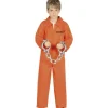 Déguisement de Prisonnier Orange pour garçon - Taille 10/12 ans