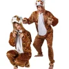 Déguisement de Tigre en peluche pour adulte - Taille au choix