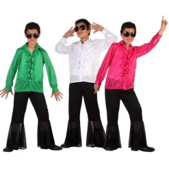 Déguisement Disco Garçon-Rose -5/6 ans