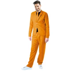 Déguisement Disco Orange Fluo pour homme - Taille unique