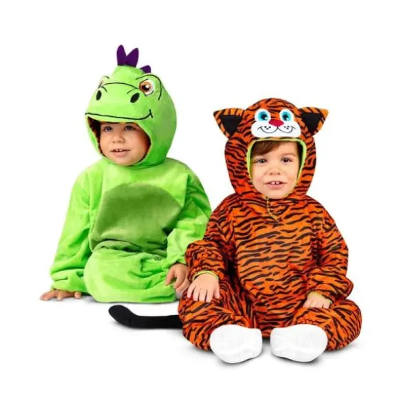 Déguisement Double de Dragon / Tigre pour bébé - Taille 6/12 mois