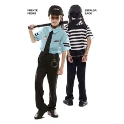 Déguisement Double de Policier / Voleur pour enfant - Taille au choix