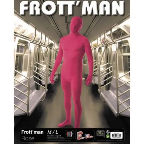 Déguisement Frott'Man Rose Adulte - Taille Unique