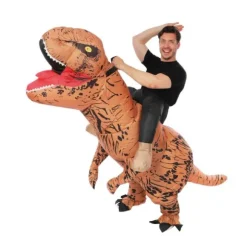 Déguisement gonflable "Carry Me" de Dinosaure pour adulte - Taille unique