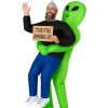 Déguisement gonflable "Carry Me" d'Alien pour adulte - Taille unique