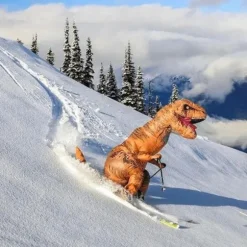 Déguisement gonflable de T-Rex XXL pour adulte - Taille unique
