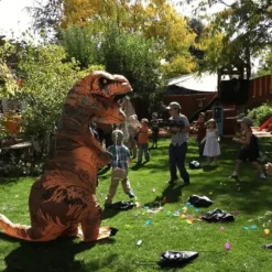 Déguisement gonflable de T-Rex XXL pour adulte - Taille unique