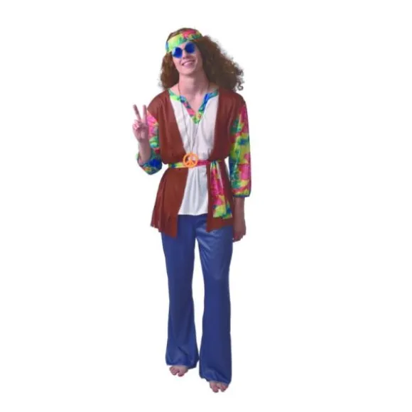 Déguisement Hippie avec Collier - Homme - Taille au choix