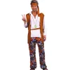 Déguisement Hippie avec Gilet à Franges - Homme - Taille au choix