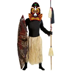 Déguisement Homme de la Savane - Taille Unique