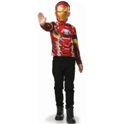 Déguisement IRON MAN avec masque pour enfant - Taille Unique
