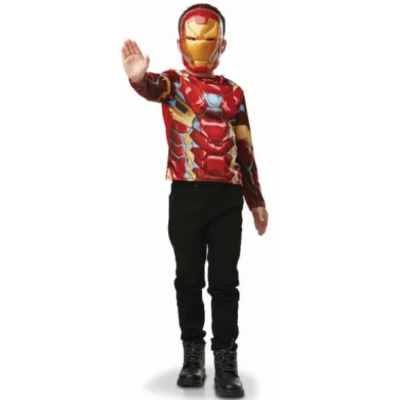 Déguisement IRON MAN avec masque pour enfant - Taille Unique