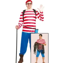 Déguisement "Où est Charlie" Homme - Taille au Choix