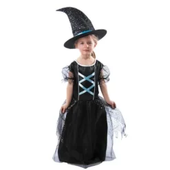 Déguisement pour Fille Sorcière Etoile - Taille au Choix