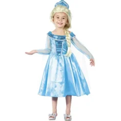 Déguisement princesse d'hiver bleu - 3/4 ans