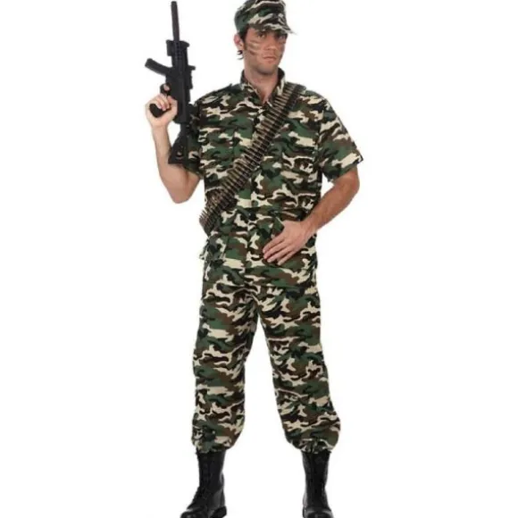Déguisement Soldat de Guerre Homme - Taille au Choix