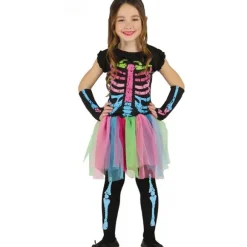 Déguisement squelette tutu fille Halloween