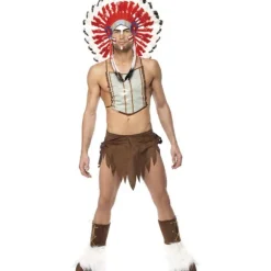 Déguisement Village People Indien Homme