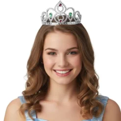 Diadème argenté de Princesse