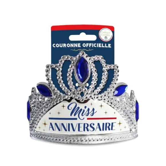 Diadème Tricolore pour anniversaire - Miss Anniversaire
