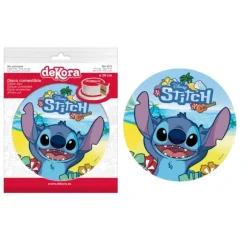 Disque comestible pour gâteau d'anniversaire - Diamètre 20 cm - Stitch™