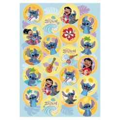 20 disques comestibles pour gâteau d'anniversaire - Diamètre 3,4 cm - Stitch™