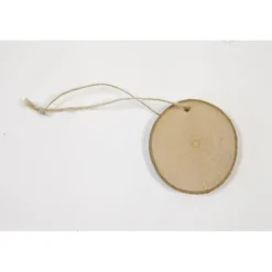 3 disques en bois avec cordelette