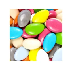 Dragées en forme de confettis au chocolat au lait - 175 g - Couleur au choix