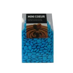Dragées en forme de mini cœurs au chocolat - 500 g - Couleur au choix