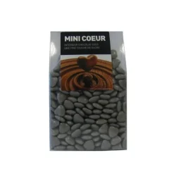 Dragées en forme de mini cœurs au chocolat - 500 g - Couleur au choix
