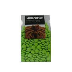 Dragées en forme de mini cœurs au chocolat - 500 g - Couleur au choix